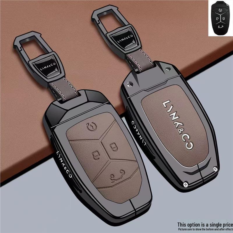 Lynk & Co 03 Key Case for Models 01/05/06/07/08/09/Z10/Z20 - Car Key Shell & Bag