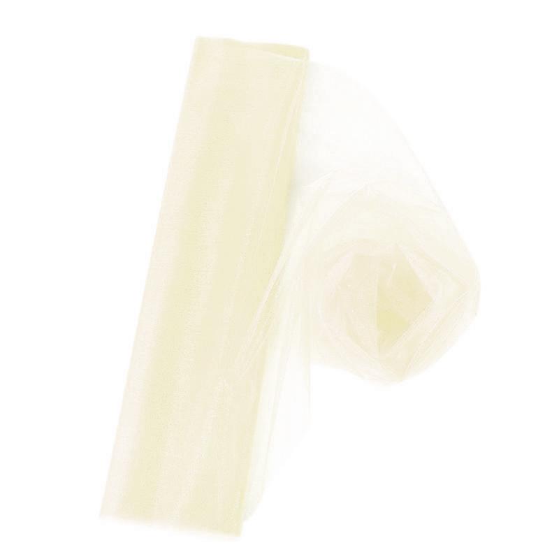 5/10M Organza Roll Fabric Sheer Crystal Tulle Roll Wedding Birthday Party Backdrop Decoration DIY Yarn Chair Sashes Baby Shower