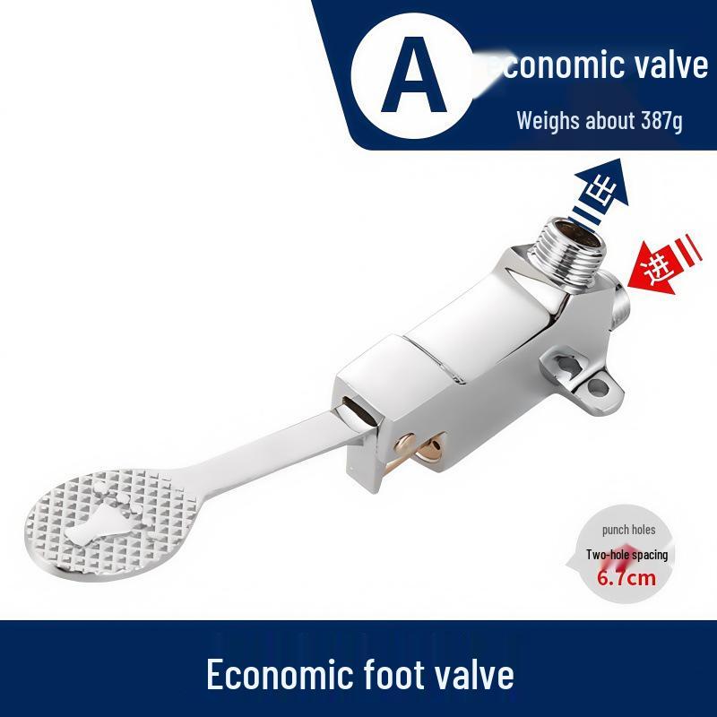 Fußbetätigtes Vollkupfer-Armaturventil für Krankenhaus- und Laborwaschbecken