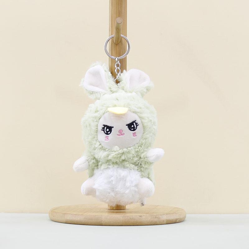 Rabbit Plush Cartoon Toys Keychain Stuffed Dolls Bag Decorations Gifts Kids