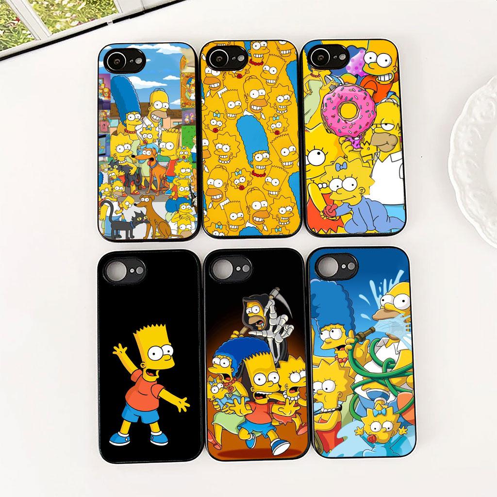 Sfondo S-Simpsons Bart Cover per Telefono Custodia Morbida per Samsung Galaxy S22 S21 S20 FE Ultra Plus A07 A17 A15 A16 A25 A57 A37 Cover