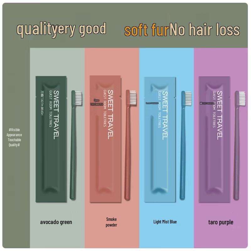 Προνομιακό Συσκευασμένο Οδοντιατρικό Σετ Ξενοδοχείου με Μαλακή Οδοντόβουρτσα