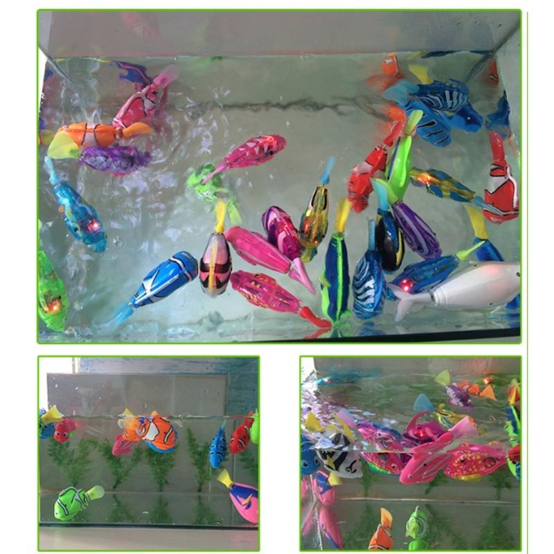 Interactively Robot Fish Toy Swimming Bath Plastic Fish Toy Limp Fish Toy for Cats Entertainment and Stress Reliefs