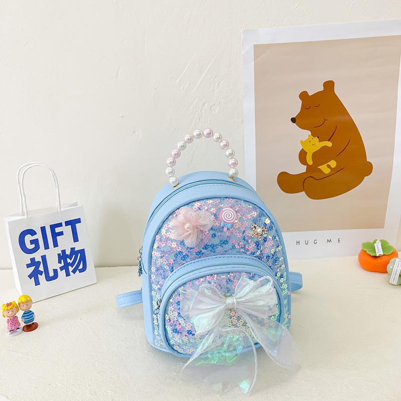 Adorable Mini Backpack For Kids With Cute Bow And Glittery Design Perfect For School And Outings