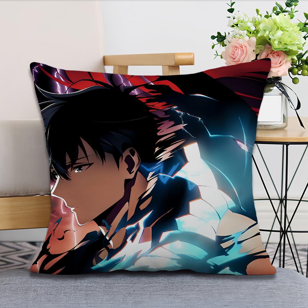 blood Hot soft Season2 Comfortable Pillow Case for Sofa Living Room Home office Decor Anime and Solo Leveling Protective  Covers