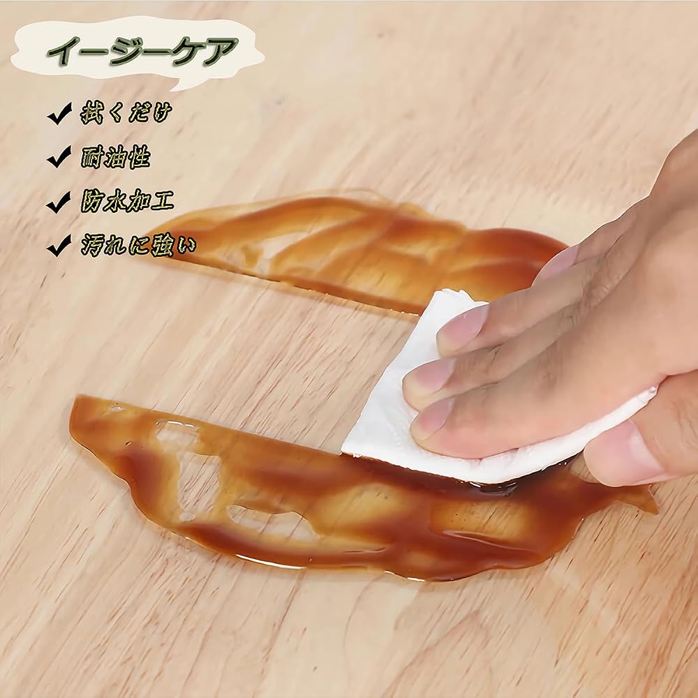 Godamiu Transparent Tablecloth 100x100cm 15mm Vinyl Sheet Desk Mat Table Protection Thick PVC