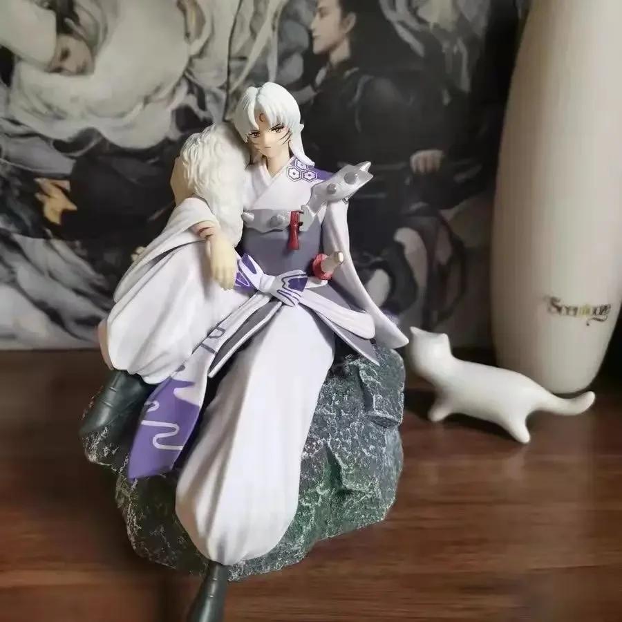 20cm Anime Inuyasha Figure Inuyasha Kikyō Sesshoumaru Higurashi Kagome PVC Action Figure Model Toys Collectible Model Toy Gift