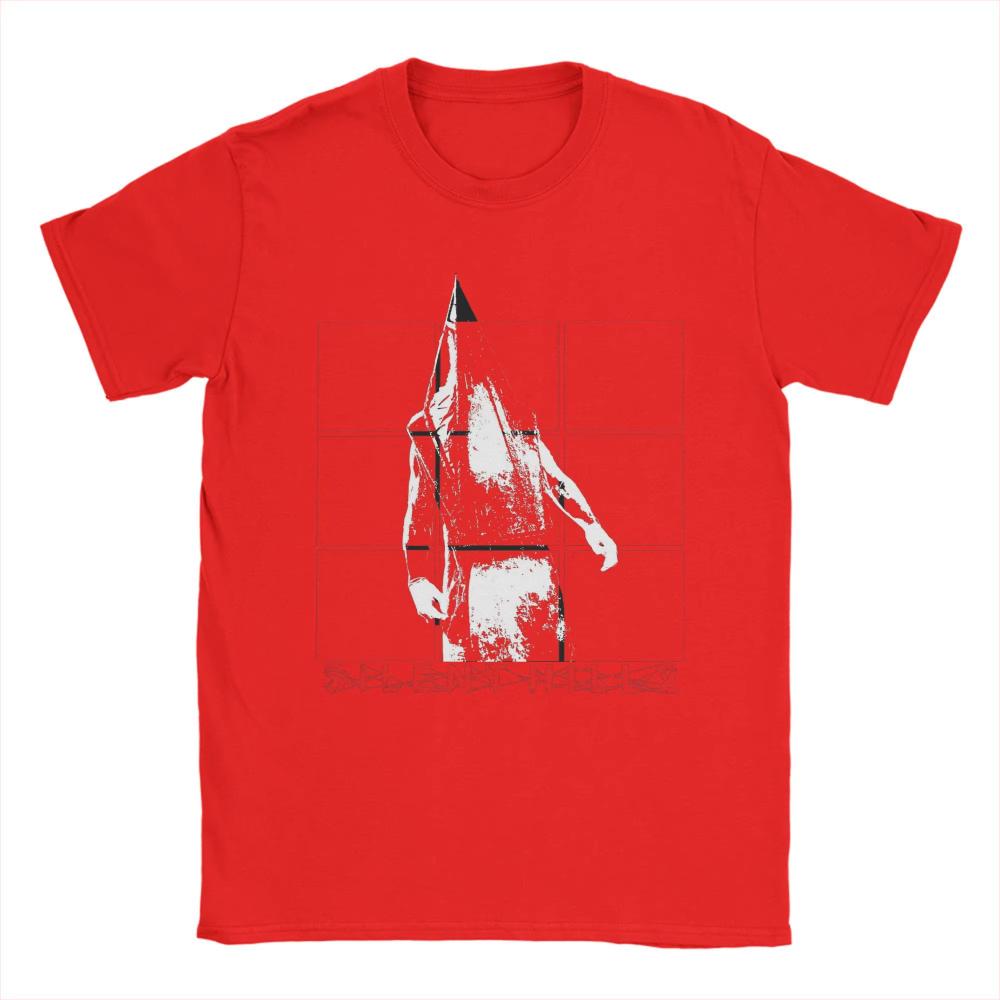 Silent Hill 2 Remake Tričko Pyramid Head pro muže ženy Vtipné bavlněné tričko s kulatým výstřihem a krátkým rukávem Originální oblečení