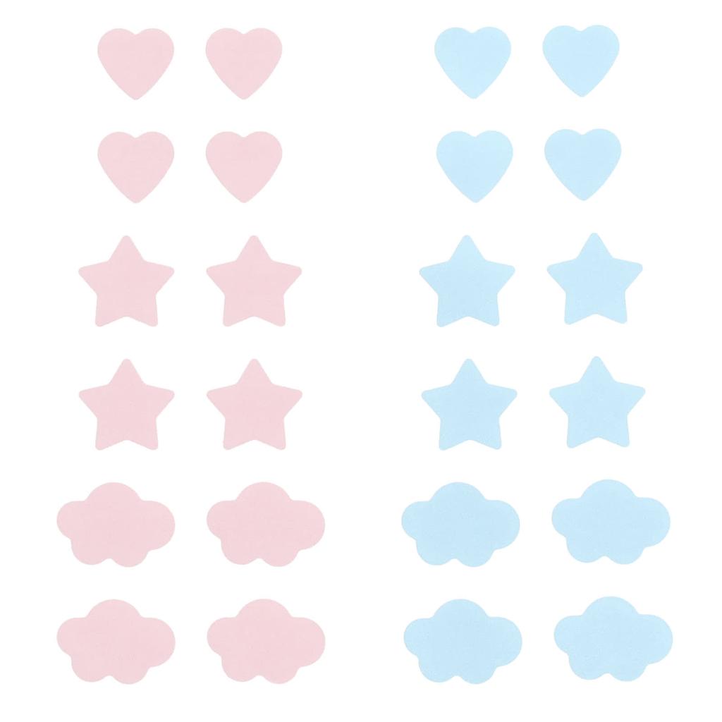 The Creme Shop, Cotton Candy Skin, Hydrocolloid Acne Patches, Star, Heart & Cloud, 24 Patches
