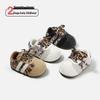Spring 2026 Children's Leopard Print Retro Skate Shoes - Unisex, Color Block, Versatile Casual Sneakers