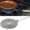Stainless Steel Heat Diffuser Foldable Flame Guard Simmer Plate Thermal Conductivity Mat Stovetop