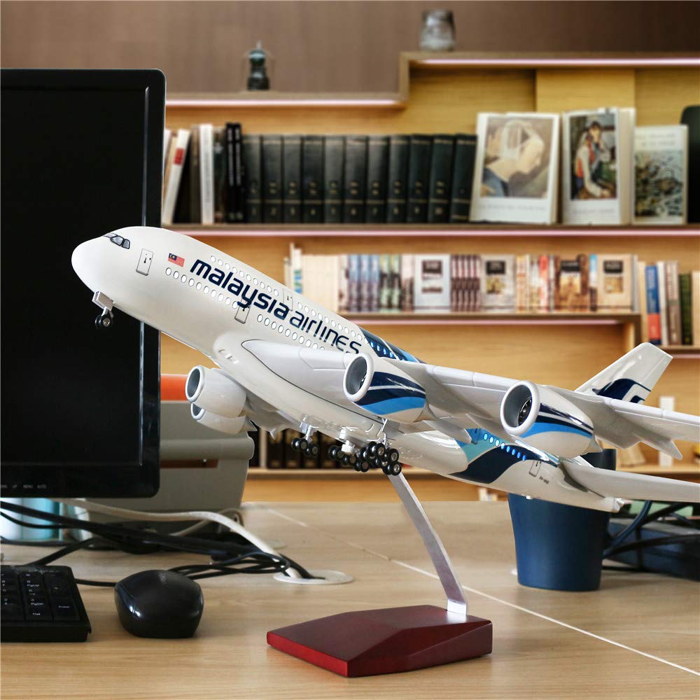 46CM 1:Scară 160 a380 Aviație Malaysia Airlines Model Miniatură Avion Plan Metal Scară Avion Articole Decor Acasă