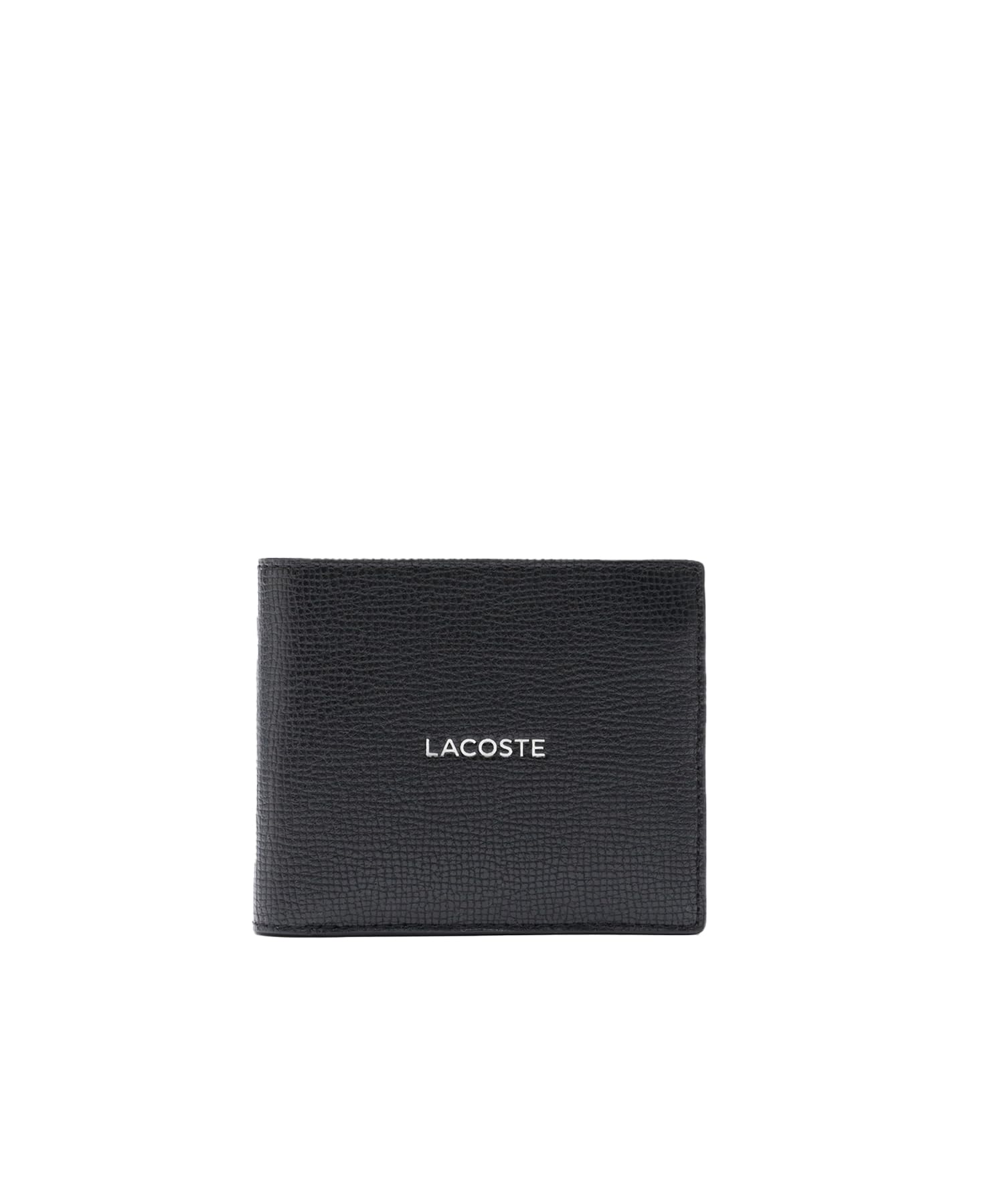 

Официальный кошелек Lacoste Ossian из зернистой кожи, складной, NH5053OI00000 чёрный
