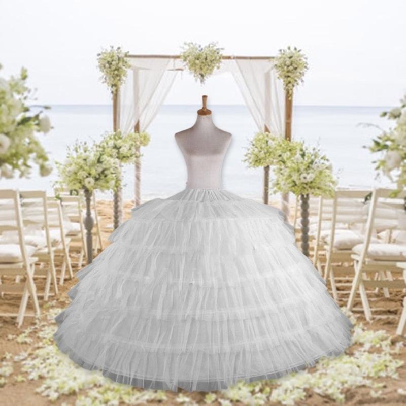 Sottogonna con Cerchio Traspirante in Tulle per Abito da Sposa Struttura Stabile Facile da Riporre Sottogonna per Abito da Sposa