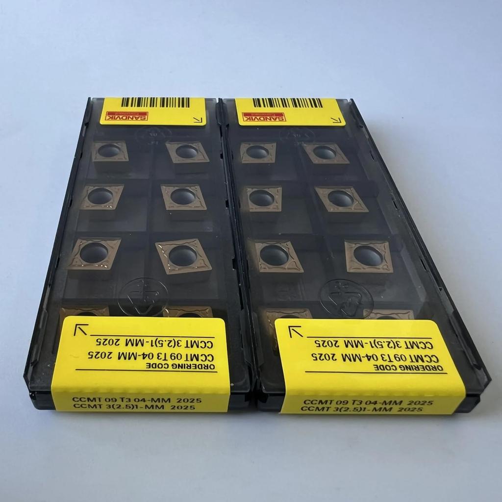 Original Sandvik / CCMT09T304-MM 2025  / CNC Lathe Carbide Blade 10 PCS
