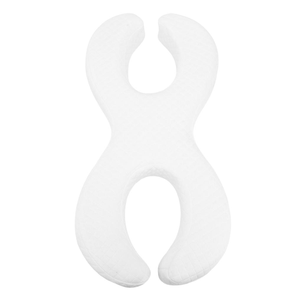 Face Pillow for Side Sleepers Memory Foam 2 Holes Soft Washable Ear Piercing Pillow for Deep Sleepin
