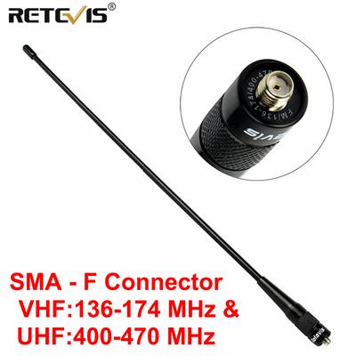 Walkie-talkie anteni Sma-f Rhd-771 Vhf Uhf Walkie Talkie radyo için çift bant Kenwood Uv 5r 888s Uv82 144/430mhz