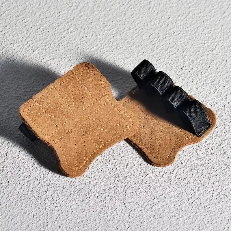 Rukavice na tělocvik z hovězí kůže Rukavice Protiskluzové Závaží Posilovací opasek Podložky na zvedání opasku Pás na cvičení Crossfit Fitness rukavice Ochrana dlaní