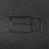 For Ford Fusion 2013- Real Carbon Fiber Stickers Centre Gear shift water cup storage panel Car Accessories ide decorative
