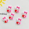 30 Pcs Cute Mini Cartoon Kitten Animal Resin Figurine Crafts Scrapbook Diy Jewelry Children Gift Hairpin Accessories A88