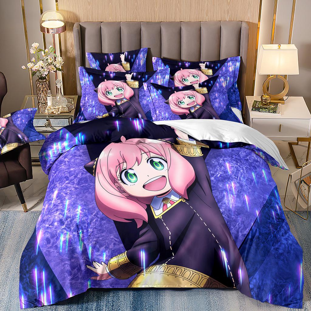 Spy X Family 3D Print Anime Printed Bed Set Duvet Cover Pillowcase Bedding Set Bed Linen Sheet Quilt Cover Full Queen King Size