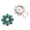 Scratch Resistant 25mm Glass Cufflinks Perfect For Weddings And Office Meetings Round Smooth Front