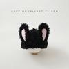 Rabbit ear plush children's hat autumn and winter warm windproof piled thickened girl baby knitted pullover