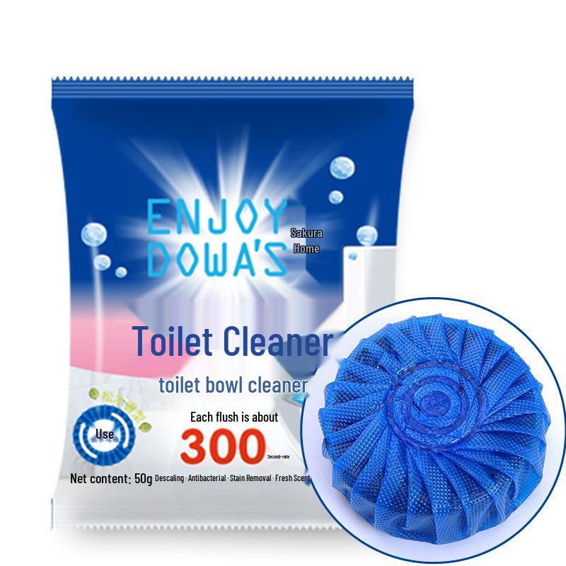 Durable High-Concentration Automatic Blue Bubble Toilet Bowl Cleaner Sachets