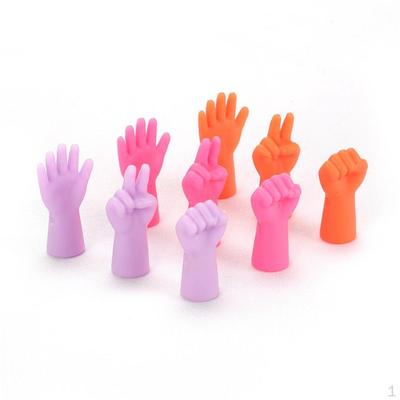18pcs Knitting Point Cover Protectors "RockPaper'' Design