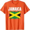 Jamaika Flagge Throwback Souvenir Unabhängigkeitsgeschenk Unisex T-Shirt