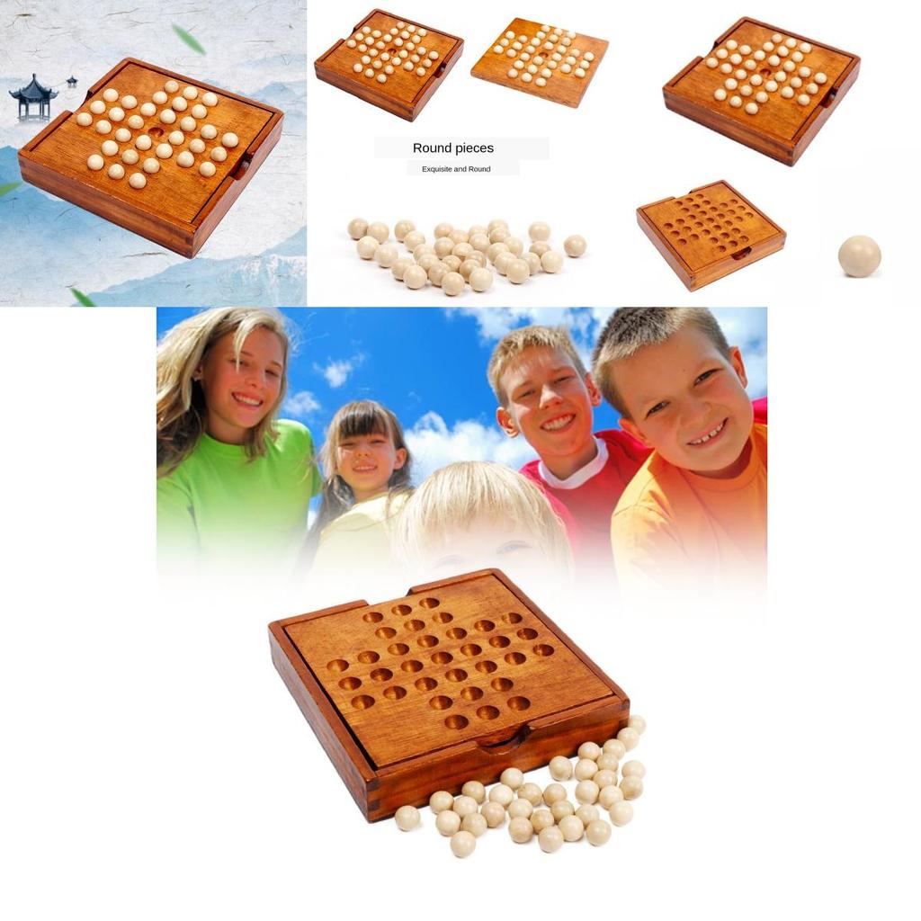 Premium Wooden Single Noble Chess Game For Kids Engaging Educational Play Experience
