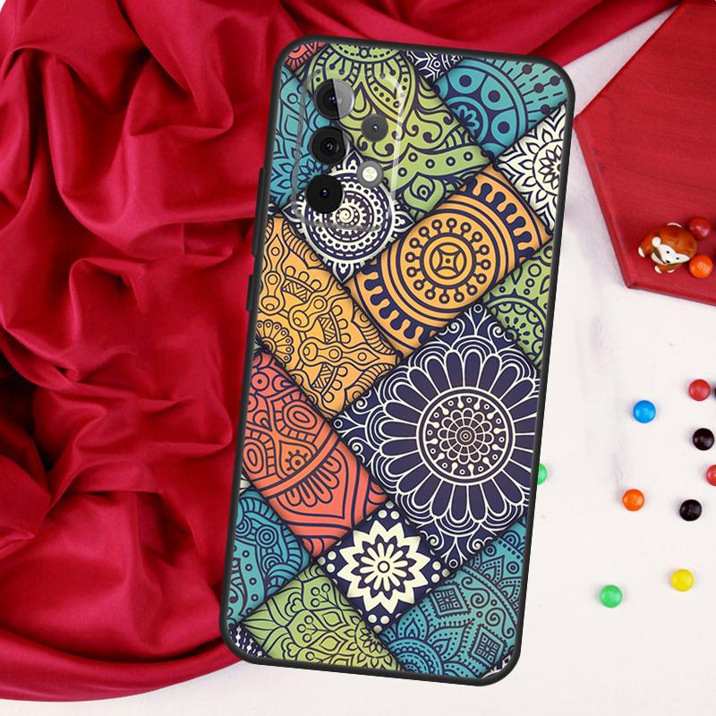 Mandala Für Samsung Galaxy A56 A36 A26 A16 A05 A06 A22 A32 A52 A54 A34 A14 A55 A15 A53 A33 A35 Hülle