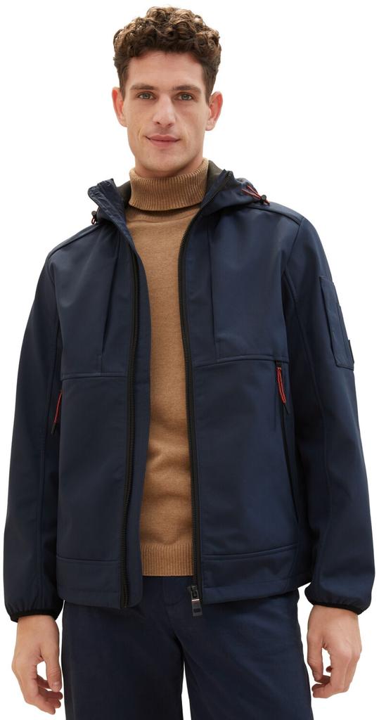 Winter Jacket Tom Tailor Softshell-Jacket (1038909) Sky Captain Blue