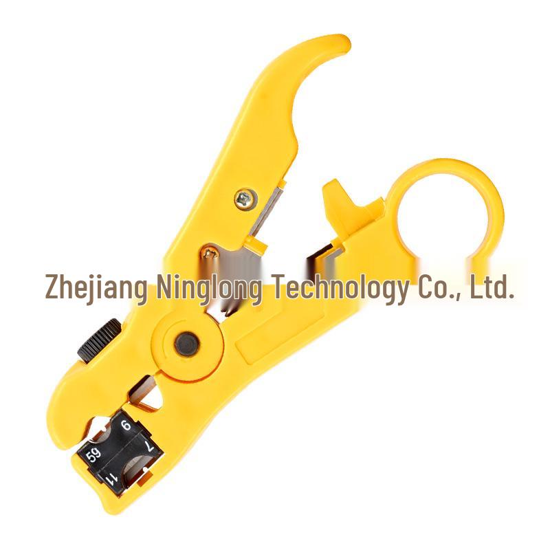 Ajiman Bestseller 2-Piece Wire Stripper & Crimper Set with Coaxial Cable Compression Pliers Tool