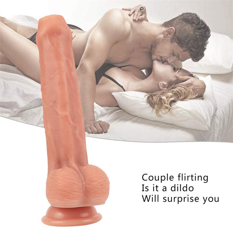 Liquid Silicone Exposed Glans Can Be Used To Push The Foreskin Head Fake Soft Penis for Fun Sex with Fake Penis Female Masturbation Device Orgasm