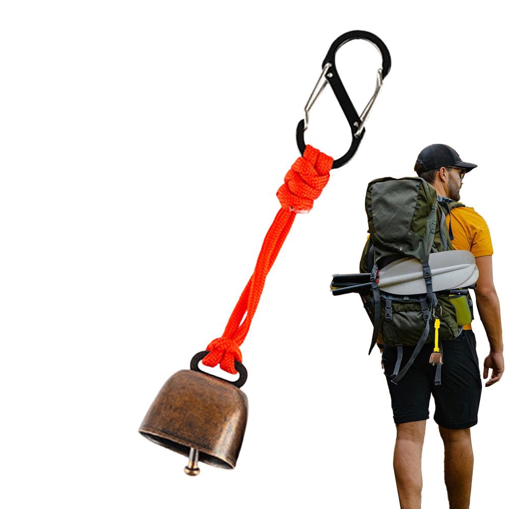 

Anti Bear Bell Bear Protection Decoration Bell Vintage Cowbell Decoration For Hiking Camping Outdoor Backpacking Survival