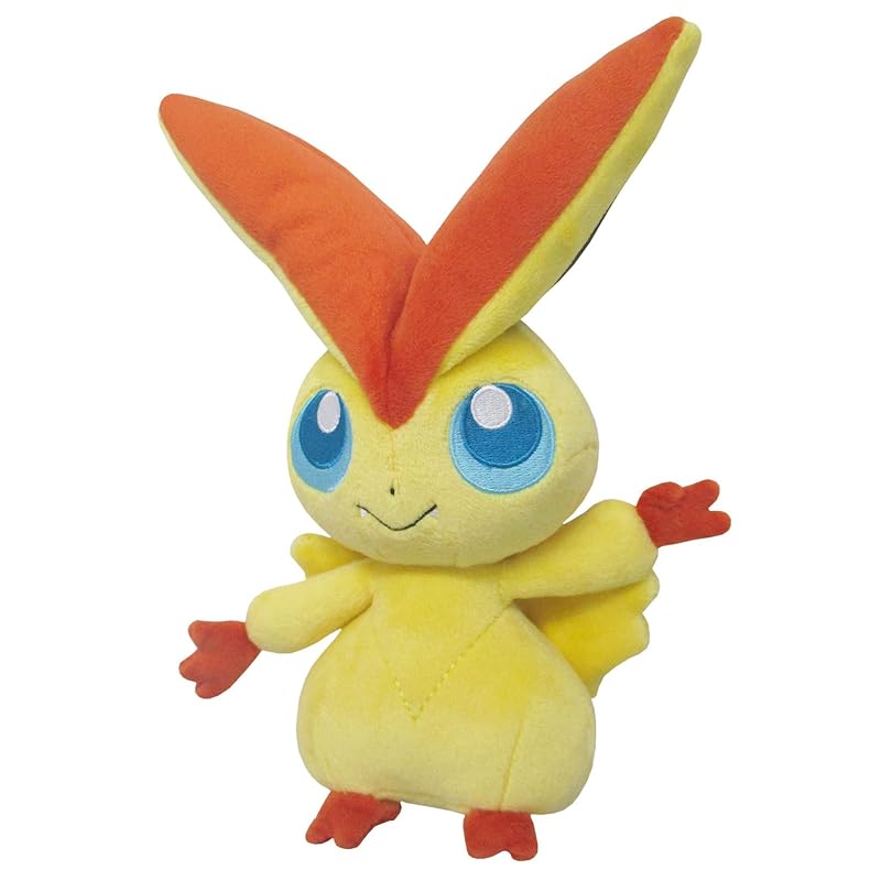 Sanei Boeki Pokemon ALL STAR COLLECTION Victini (S) W16 x D7.5 x H23cm Plush Toy Pokemon PP74