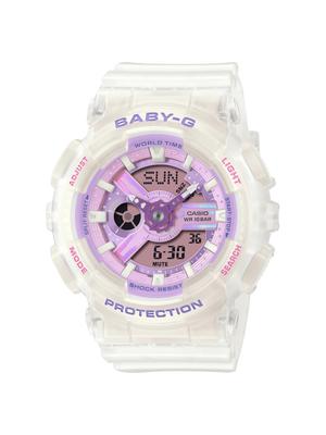 Casio Baby-G Women's Watch, White, BA-110PS-7AJF