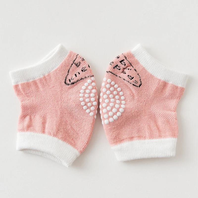 Baby Crawl Kneepad Breathable Infant Floor Play Kneecap Protector Toddler Knee Shield Elbow Guard Non-slip Leg Warmer Kneelet