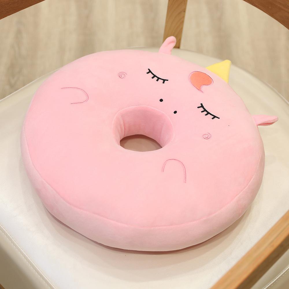 Cartoon Frucht Donut Sitzkissen Husky Dinosaurier Büro Gesäßkissen Winter Warm Studenten Stuhlkissen