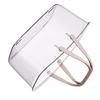 Clear Shower Storage Basket with Handle Drainage Holes Lightweight Shower Toiletry Organizer Bin