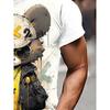 Spring Men's Shirt Short Sleeved Fashion Daily Casual 3D Sports T-shirt