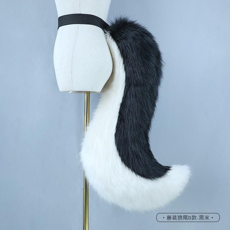 Fursuit Tail Prop Cosplay Costume - Cat Dog Wolf Fox Handmade Plush Accessory Anime Convention Performance