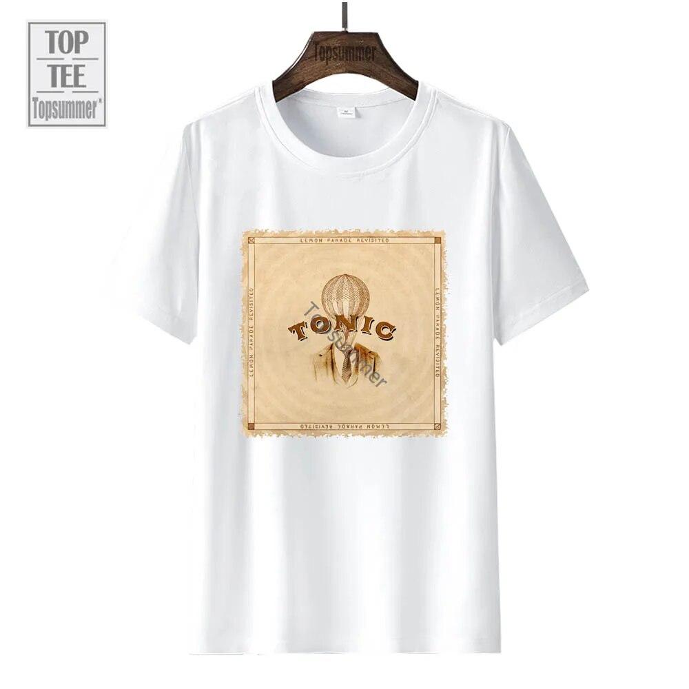 

Футболка Lemon Parade Revisited Album, футболка Tonic Tour, модная унисекс футболка с короткими рукавами в стиле Харадзюку, женская черная одежда XL