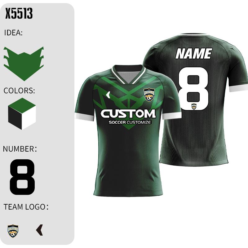 Custom Sublimation Polyester Cheap Soccer Player Shirt Oem Jacquard Training Football T-Shirt Breathable Sportswear X5563