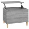819570 vidaXL Coffee Table Sonoma Grey 60x44.5x45 Cm Engineered Wood