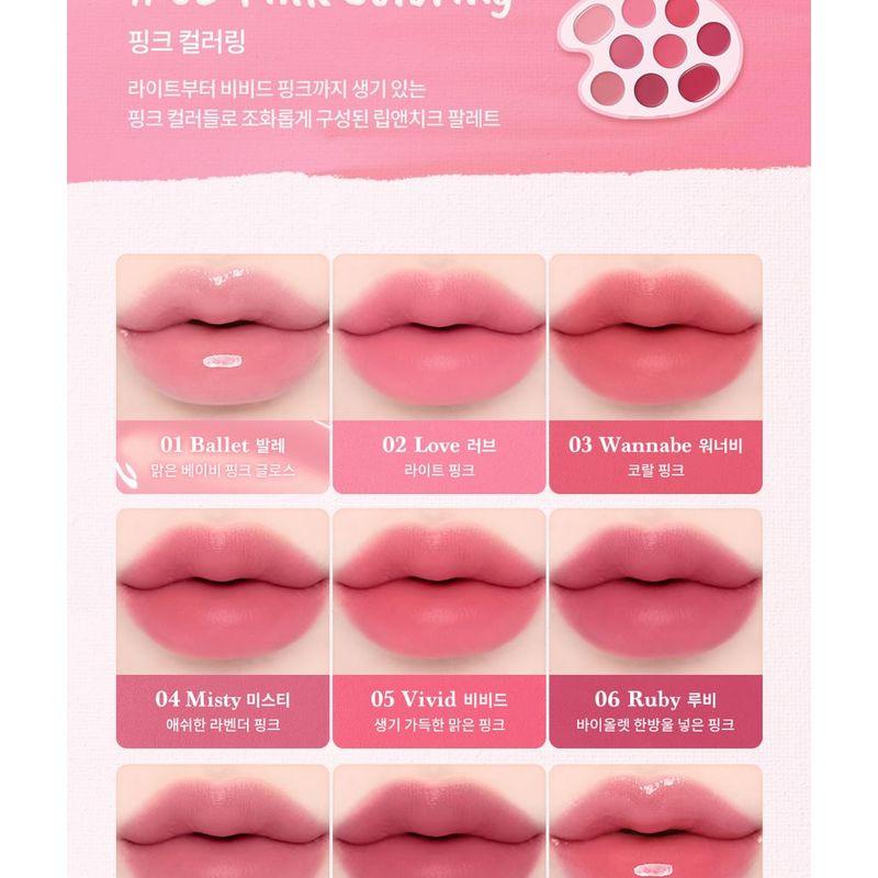 dasique - Mood Painting Lip & Cheek Palette - 4 Types