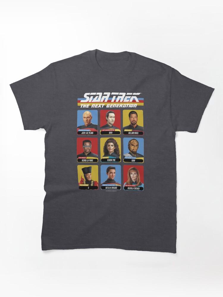 Star Trek The Next Generation Star Trek Next Generation Portrait Panel Poster Classic Unisex T-Shirt