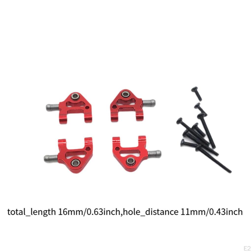 1/28 Scale RC Rear Lower Swing Arm Replacement, Installable Fixed Metal Spare Parts, Car