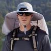 Rechargeable Outdoor Hat Built In Fan Solar Charging Lightweight Breathable Sun Protection For Men Women